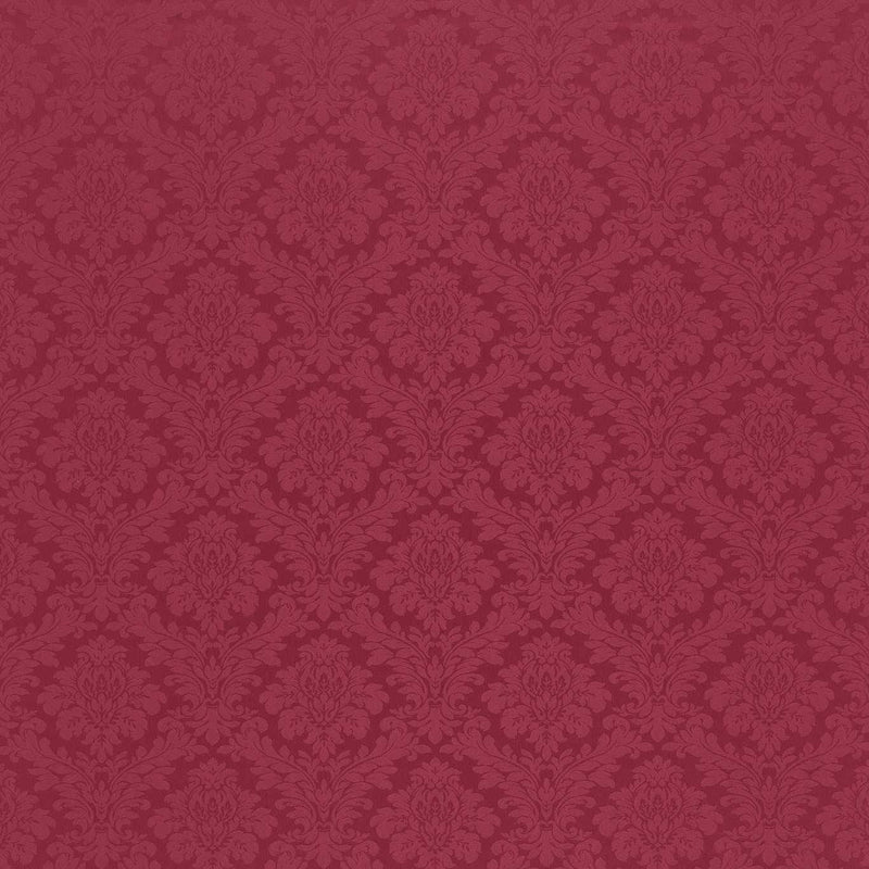 232608 Lymington Damasks and Stripes Redcurrant Fabric by Sanderson