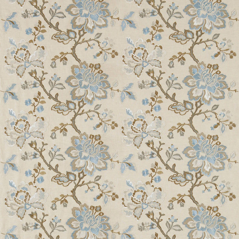 233996 Angelique Country House Wedgwood/Sable Fabric by Sanderson