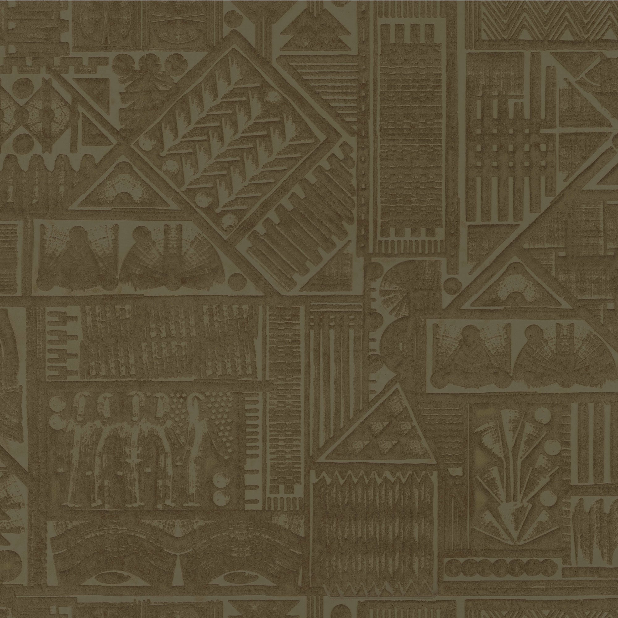 23403 Amarna Graphite Memphis Wallpaper by Arte
