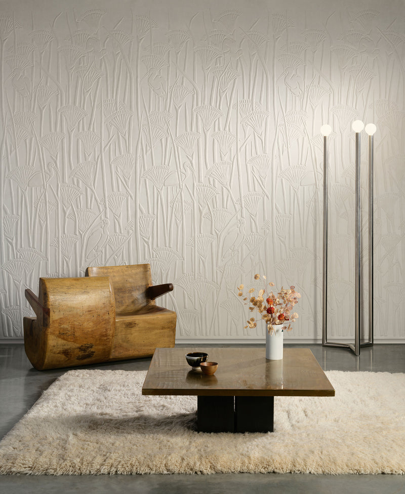 23420 Ibis Off-White Memphis Mural by Arte