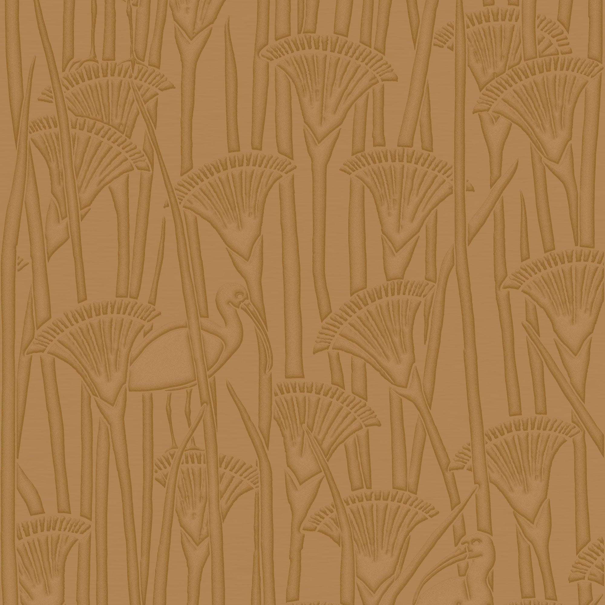 23423 Ibis Antique Gold Memphis Mural by Arte