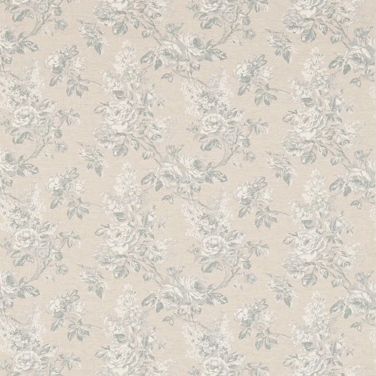 234349 Sorilla Damask Lymington Damasks and Stripes Eggshell/Linen Fabric by Sanderson