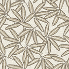 GB 2348 Grasscloth Leaf Cream Wallpaper by Belgravia