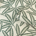 GB 2350 Grasscloth Leaf Sage Wallpaper by Belgravia