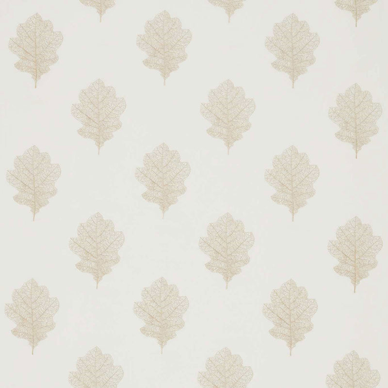 235603 Oak Filigree Country Woodland Milk Fabric by Sanderson