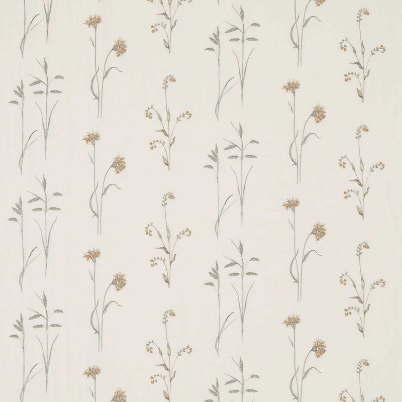 235605 Meadow Grasses Country Woodland Sage/Honey Fabric by Sanderson