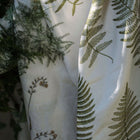 235608 Fern Embroidery Country Woodland Moss Fabric by Sanderson
