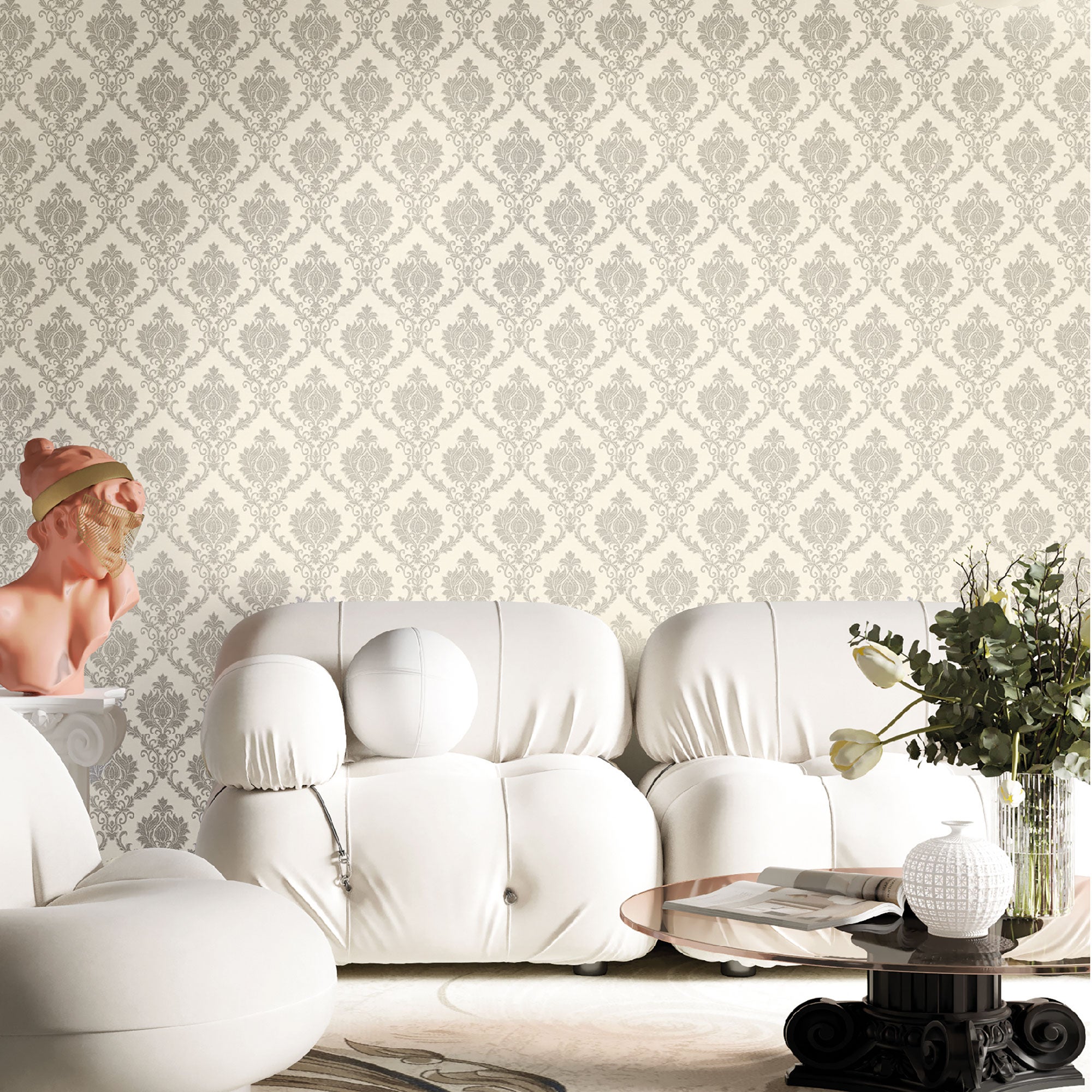 23641 Damasco The Classic Italian Collection Wallpaper By Galerie