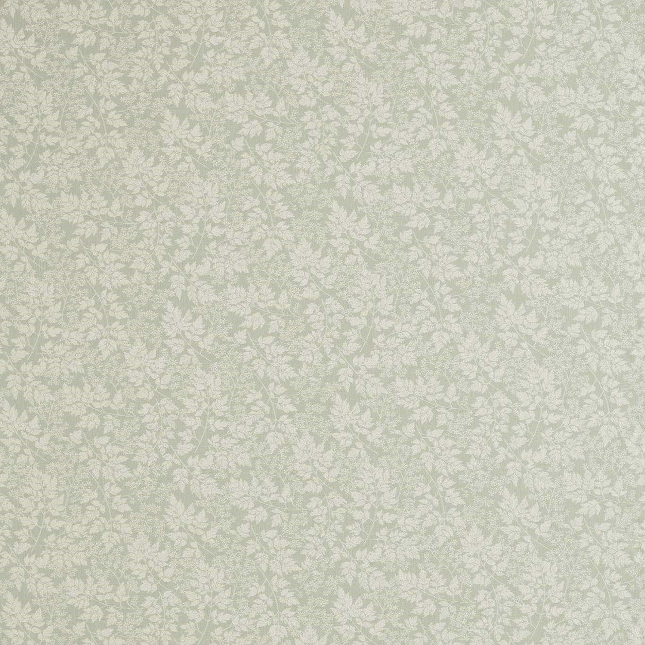 236461 Spring Leaves Country Woodland Fennel Fabric by Sanderson