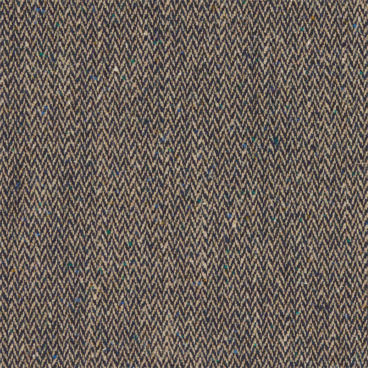 236518 Brunswick Archive IV The Collector Indigo Fabric by Morris & Co
