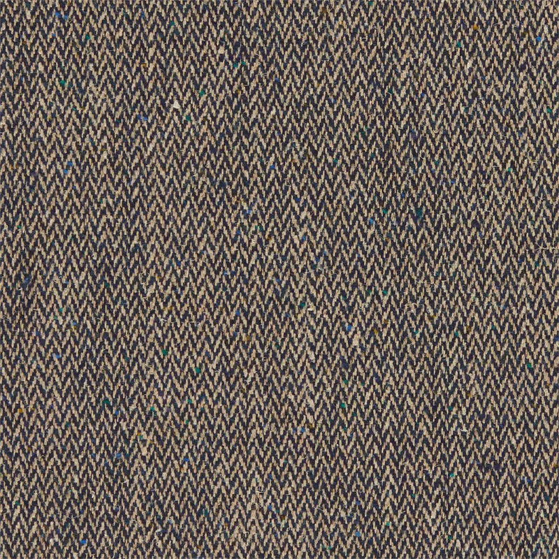 236518 Brunswick Archive IV The Collector Indigo Fabric by Morris & Co