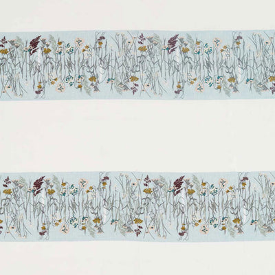 Pressed Flowers Embleton Bay Mist/Shell Fabric by Sanderson