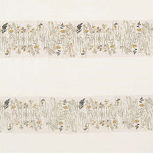 236555 Pressed Flowers Embleton Bay Sable/Corn Fabric by Sanderson