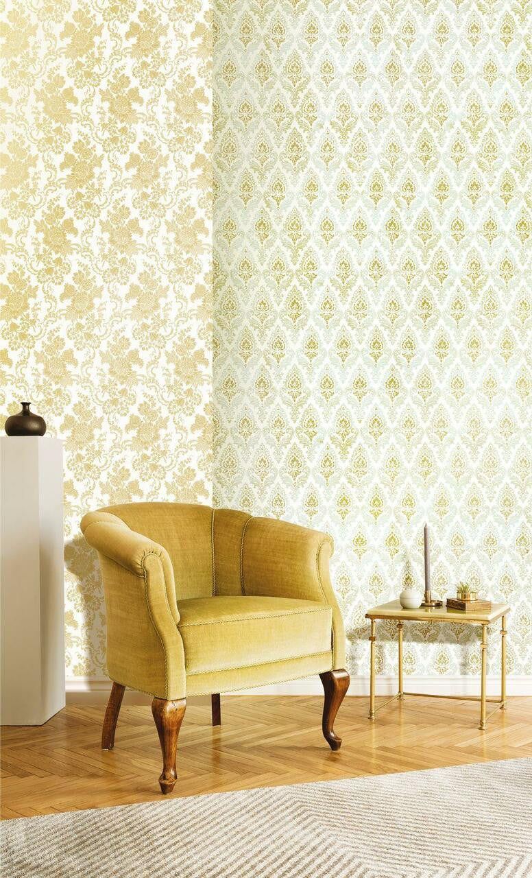 23667 Italian Classics 4 Damask Wallpaper by Galerie