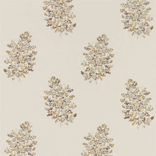 236721 Wendell Embroidery Elysian Honey/Grey Fabric by Sanderson