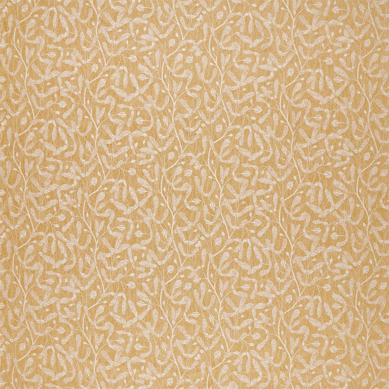 236733 Trailing Sycamore Weave Elysian Ochre Fabric by Sanderson