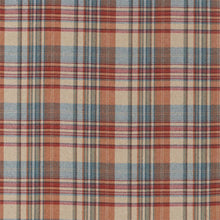 236738 Bryndle Check Islay Wools Russet/Amber Fabric by Sanderson