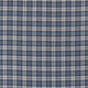 Fenton Check Islay Wools Indigo/Stone Fabric by Sanderson