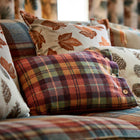 236742 Fenton Check Islay Wools Russet/Amber Fabric by Sanderson