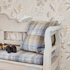 236746 Samphrey Check Islay Wools Silver/Grey Fabric by Sanderson