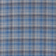 Samphrey Check Islay Wools Indigo/China Fabric by Sanderson