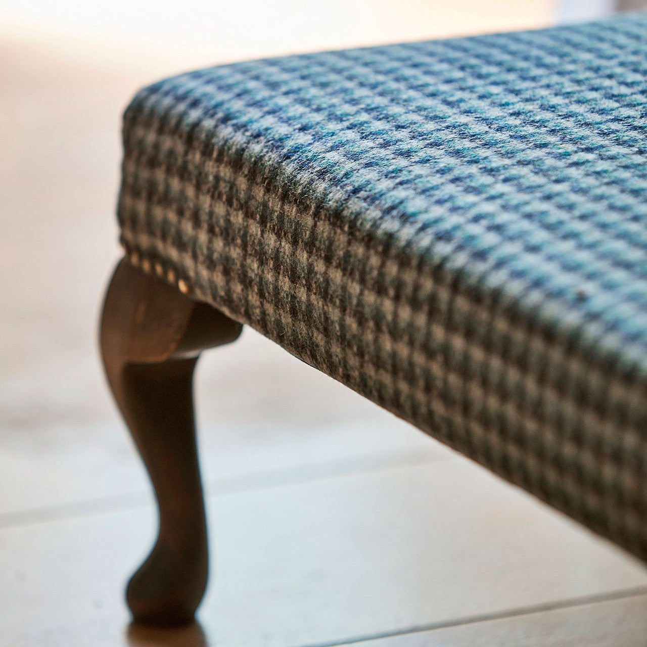 236751 Findin Islay Wools Danbury Blue Fabric by Sanderson