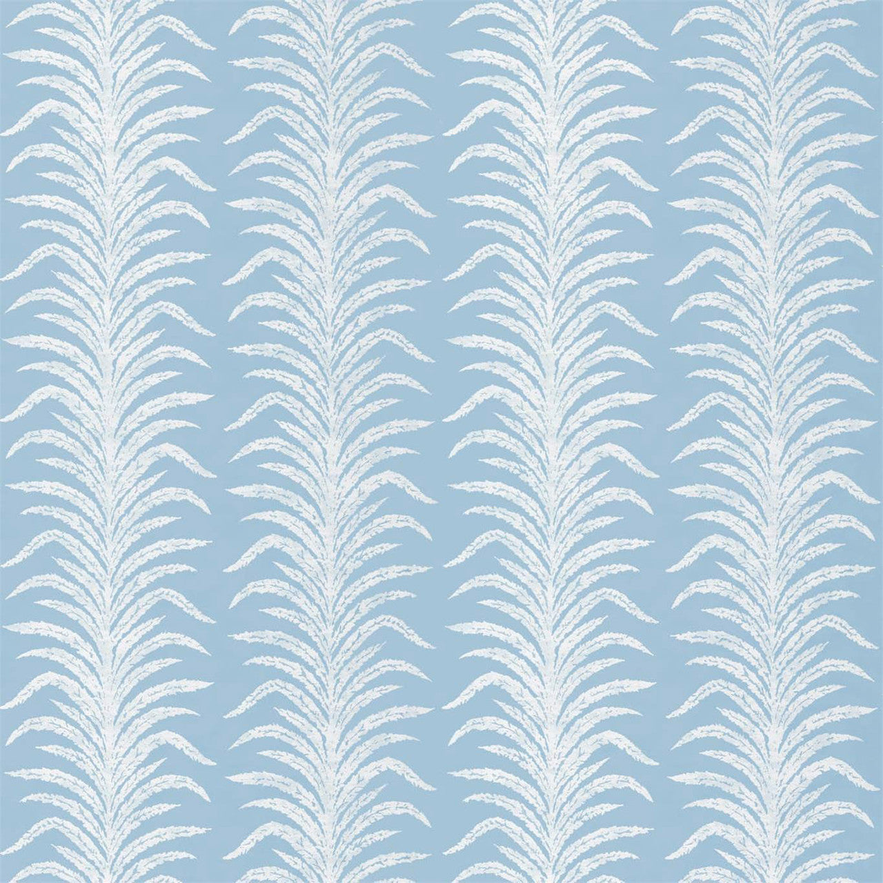 236768 Tree Fern Weave Glasshouse Crusoe Blue Fabric by Sanderson