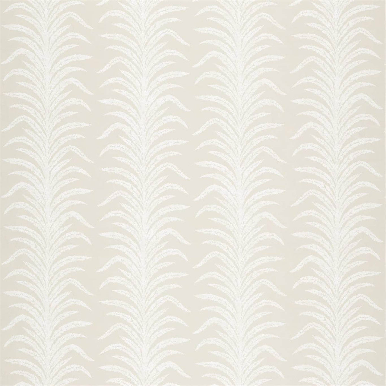 236769 Tree Fern Weave Glasshouse Orchid White Fabric by Sanderson