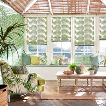 236774 Manila Embroidery Glasshouse Lime Fabric by Sanderson