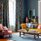 236778 Rain Forest Embroidery Glasshouse Embroidery Tropical Night Fabric by Sanderson