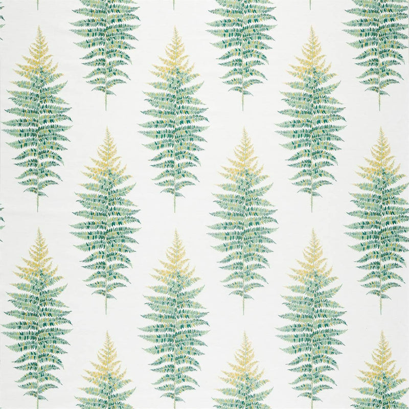 236780 Fernery Weave Glasshouse Botanical Green Fabric by Sanderson