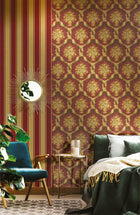 23670 Italian Classics 4 Stripe Wallpaper by Galerie