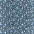 Mistletoe Embroidery Melsetter May Blue Fabric by Morris & Co