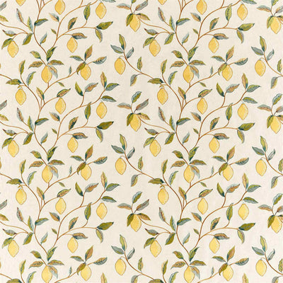 Lemon Tree Embroidery Melsetter Bayleaf/Lemon Fabric by Morris & Co