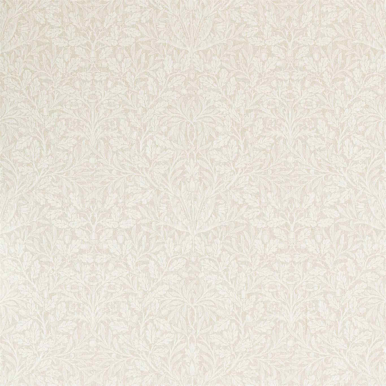236829 Morris Acorn Lethaby Weaves Chalk Fabric by Morris & Co