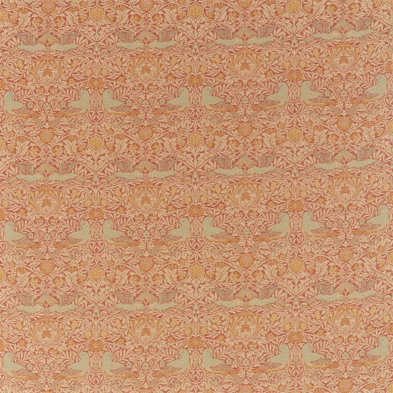 236846 Bird Weave Lethaby Weaves Brick Fabric by Morris & Co