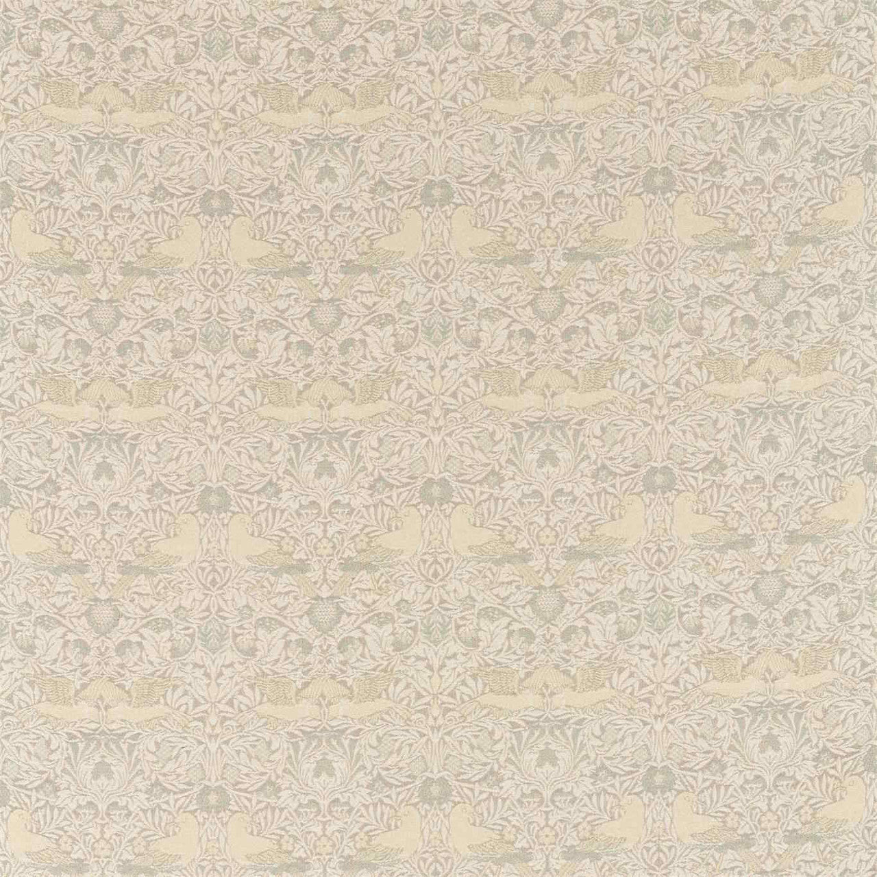 236847 Bird Weave Lethaby Weaves Mineral Fabric by Morris & Co