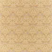 236848 Bird Weave Lethaby Weaves Ochre Fabric by Morris & Co
