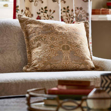 236848 Bird Weave Lethaby Weaves Ochre Fabric by Morris & Co