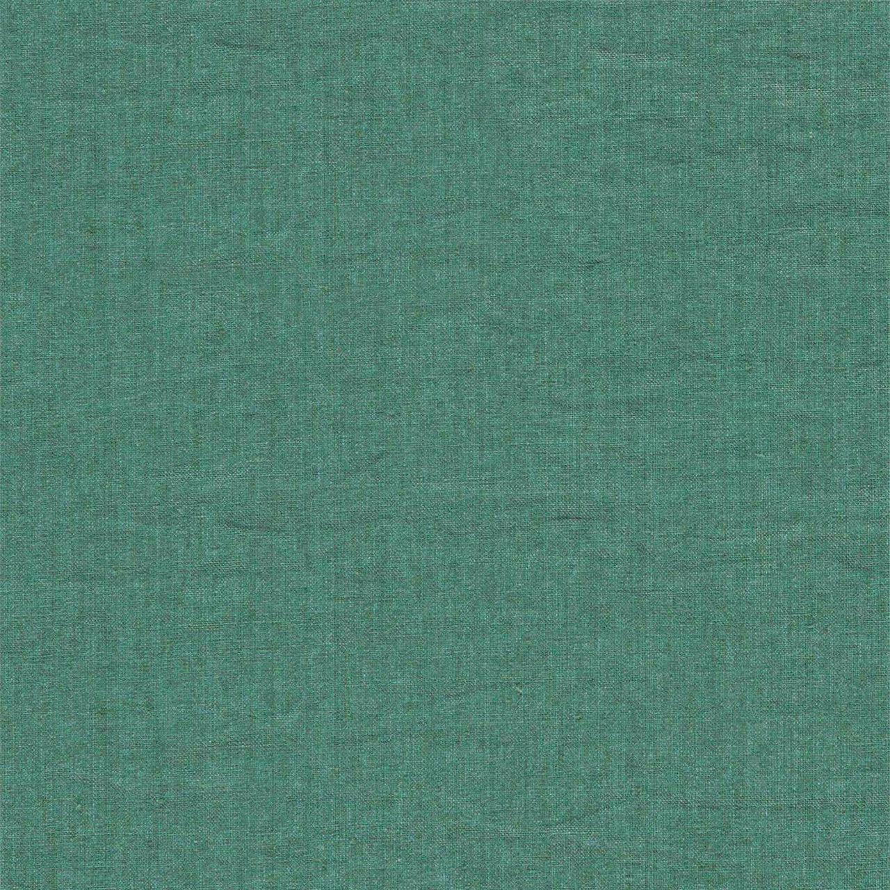237054 Rue Linen Evergreen Fabric by Sanderson