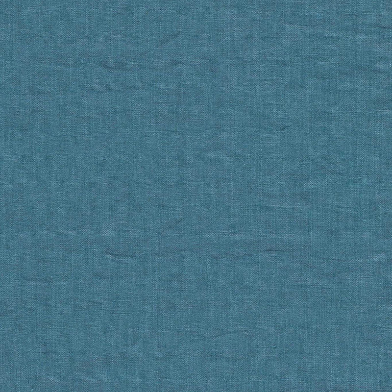 237055 Rue Linen Petrol Fabric by Sanderson