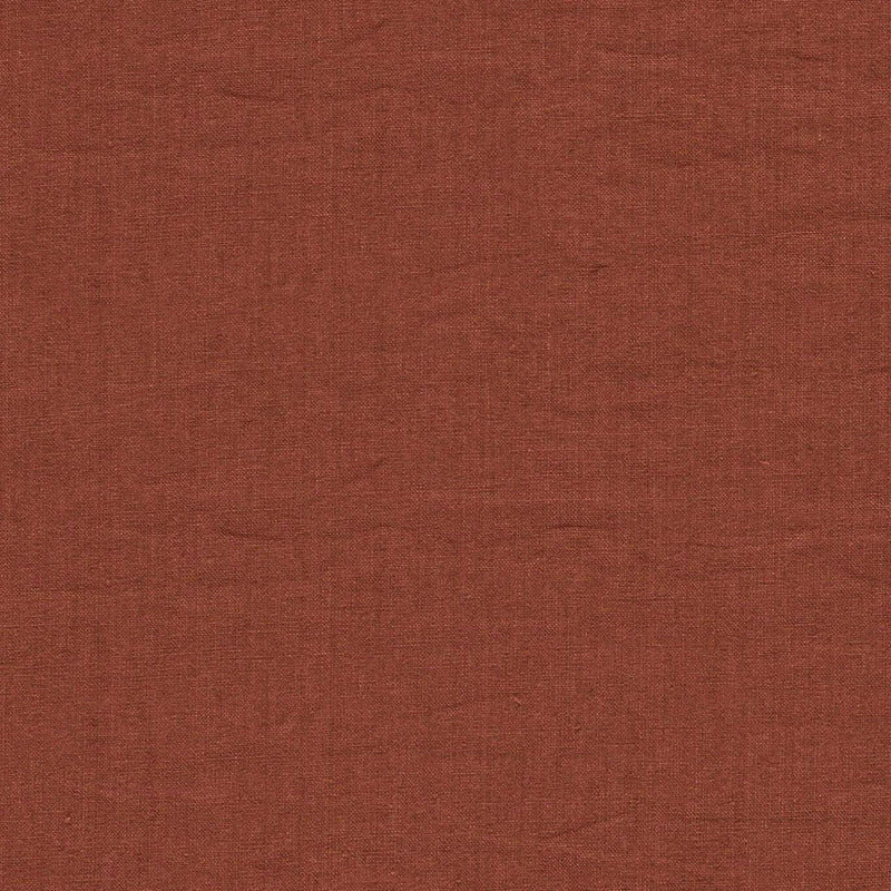 237064 Rue Linen Brick Fabric by Sanderson