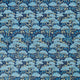 Bonsai & Gingko Water Garden Blue Fabric by Sanderson