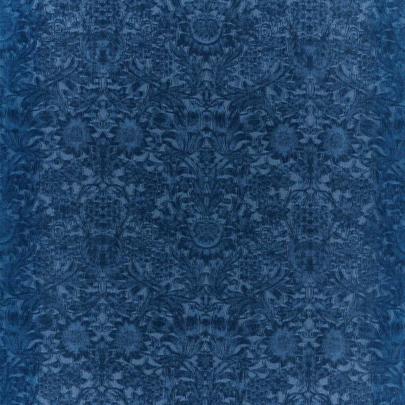 237282 Sunflower Caffoy Velvet Wardle Velvets Inky Fingers Fabric by Morris & Co