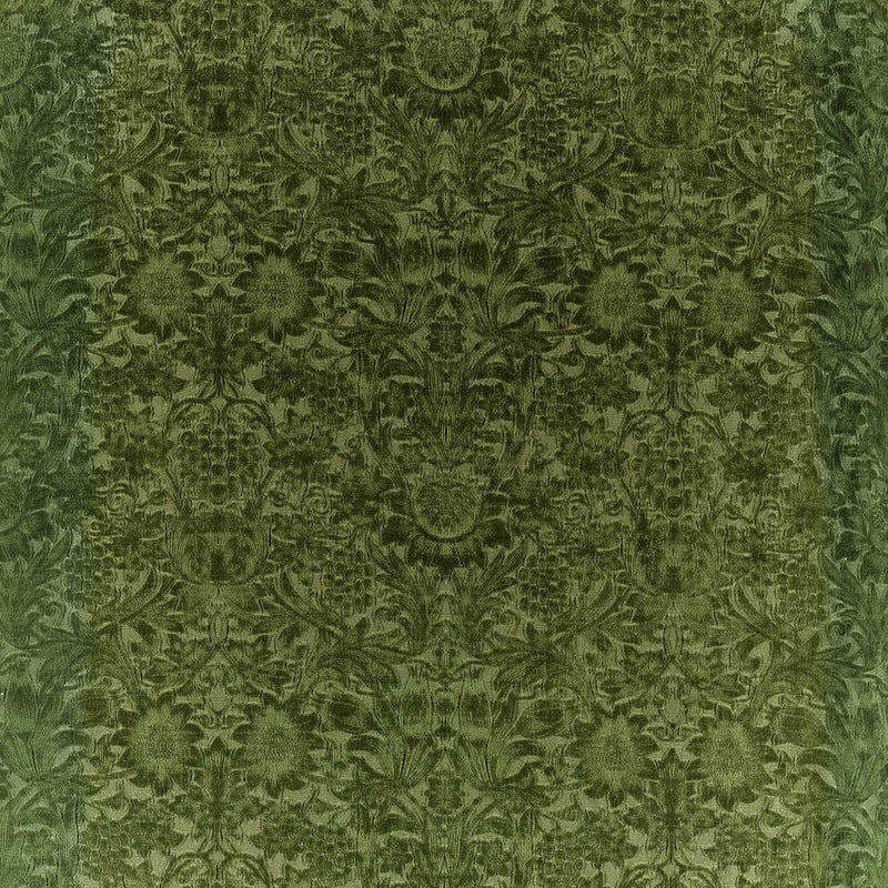 237283 Sunflower Caffoy Velvet Wardle Velvets Tump Fabric by Morris & Co