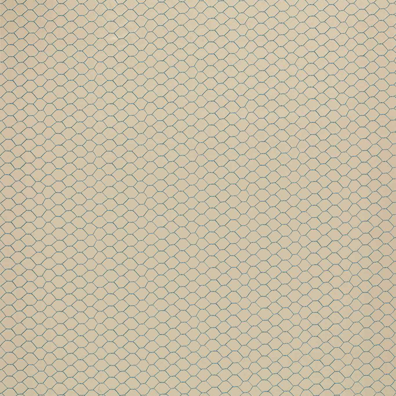 237381 Bantam Net Giles Deacon Woad Fabric by Sanderson