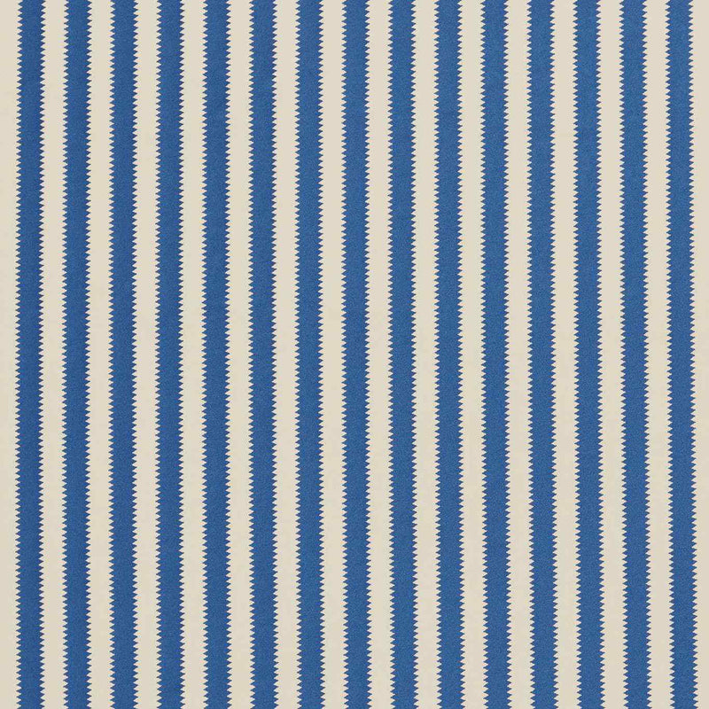 237396 Regency Aperigon Giles Deacon Brighton Blue/Linen Fabric by Sanderson