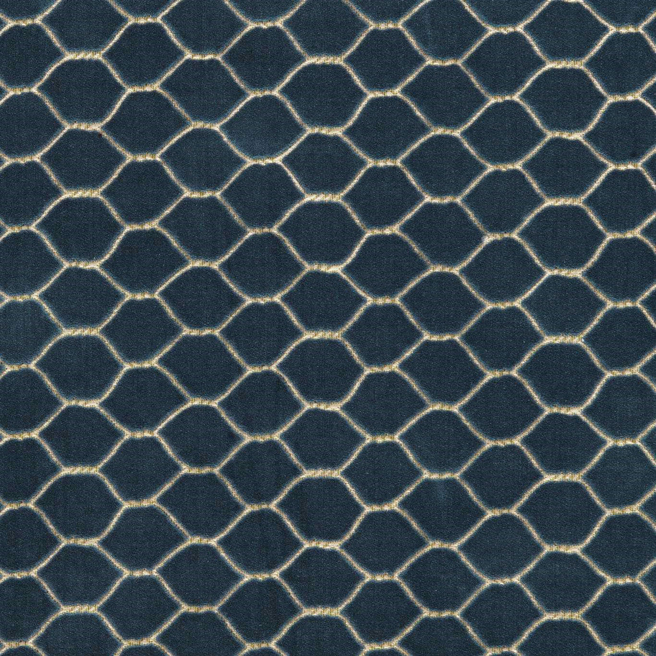 237414 Faraday Velvets Giles Deacon Atlantic Fabric by Sanderson