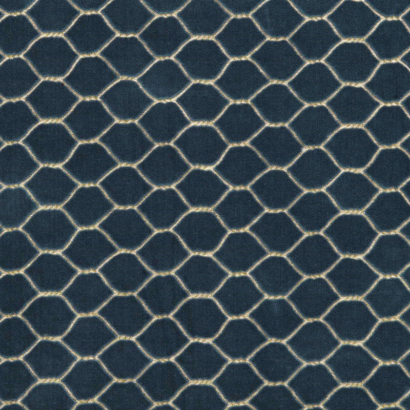 237414 Faraday Velvets Giles Deacon Atlantic Fabric by Sanderson