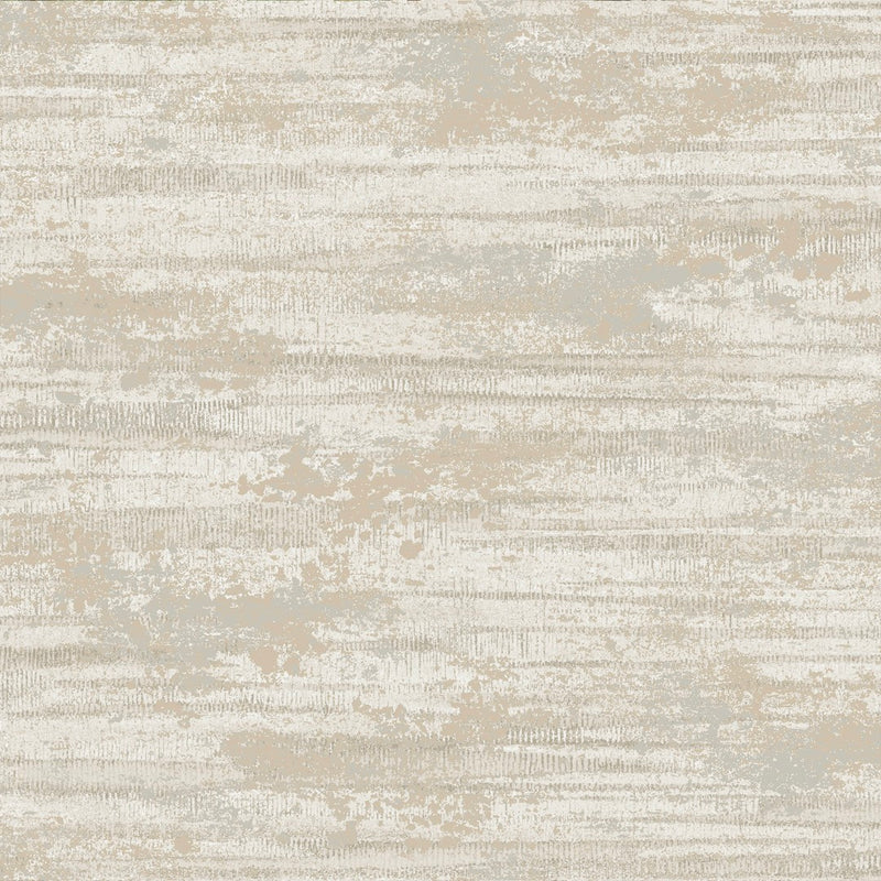 2381 Plain Metallic Ivory Oakah Wallpaper by Belgravia